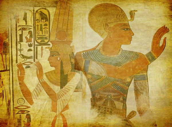 شکل فرعون و بافت ملکه نفرتاری