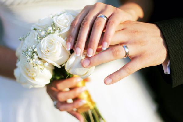 حلقه ازدواج و دست