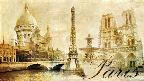 پاریس زیبا - کارت پستال قدیمی