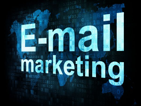 مفهوم بازاریابی کلمات پیکسلی بازاریابی ایمیلی در دیجیتال sc