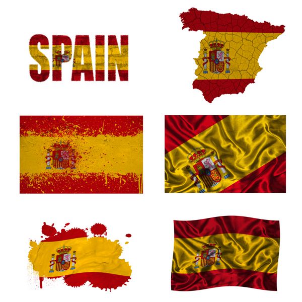 کلاژ پرچم اسپانیا