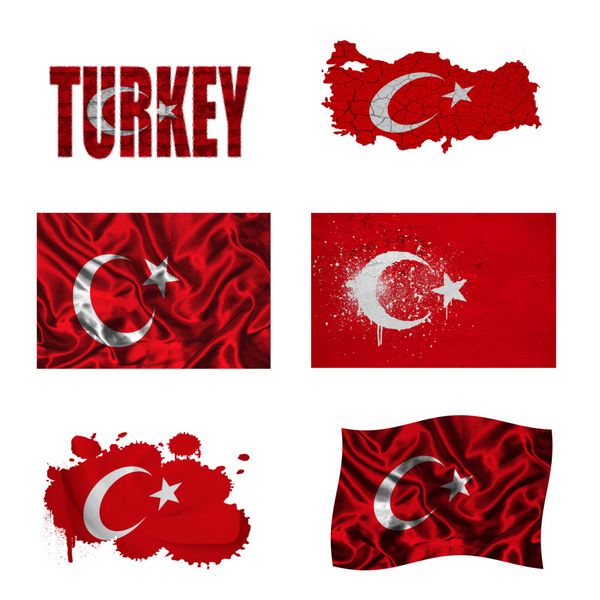 کلاژ پرچم ترکیه