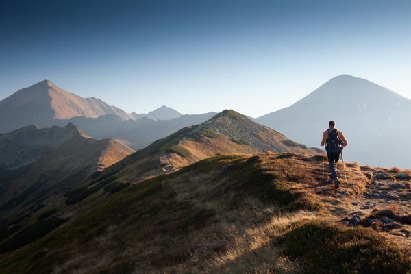 کوهنورد در کوه های تاترا