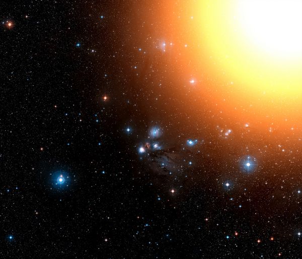 ستاره ها و آفتاب عناصر این تصویر توسط ناسا ارائه شده است