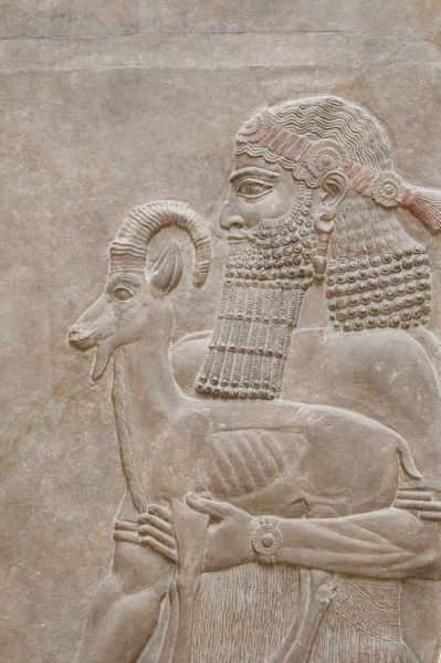 نقش برجسته مجسمه بابل باستان و آشور