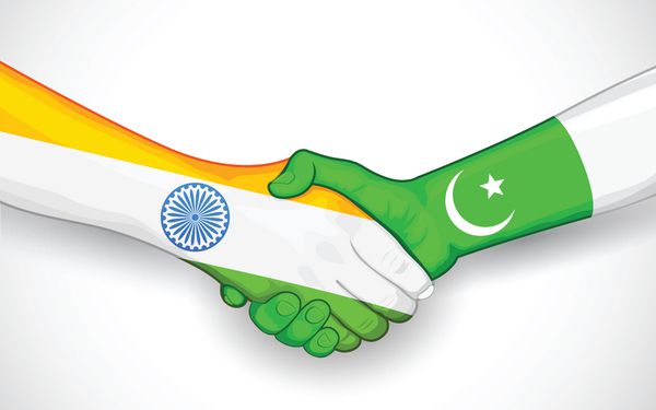 دست دادن هند و پاکستان