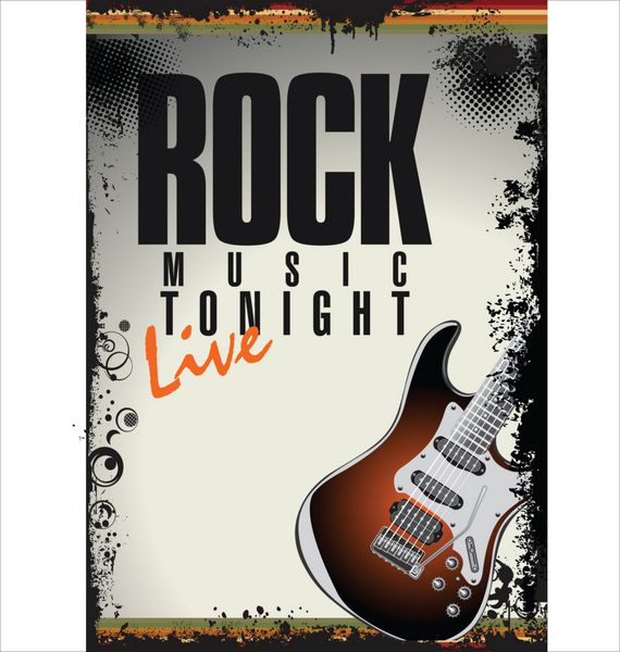 پوستر کنسرت راک