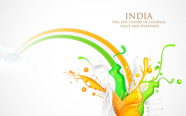 چلپ چلوپ رنگارنگ هند سه رنگ