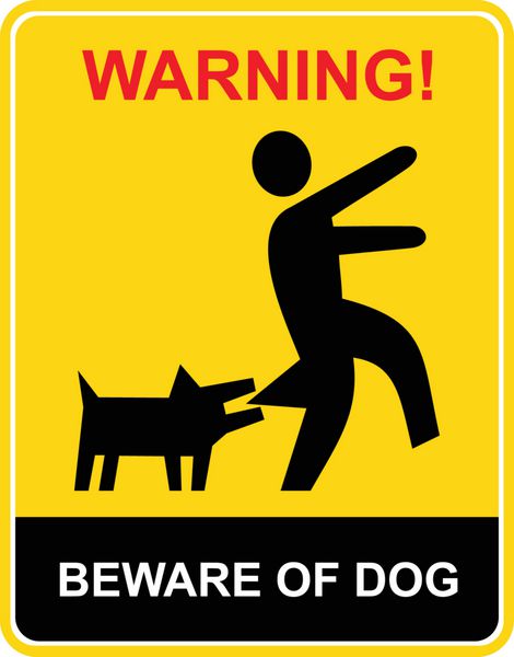 هشدار - مراقب سگ باشید