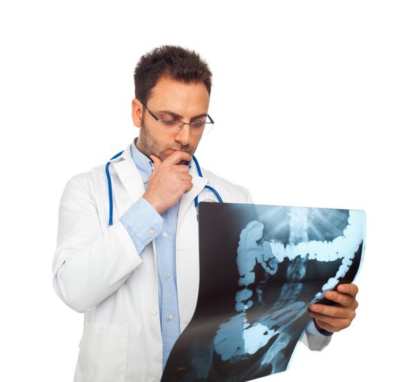 Dottore e Radiographia intestinale