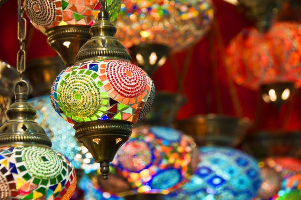 Lampes orientales au Grand Bazar dIstambul - Turquie