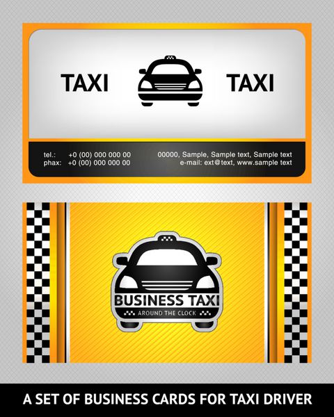 مجموعه تاکسی کارت ویزیت