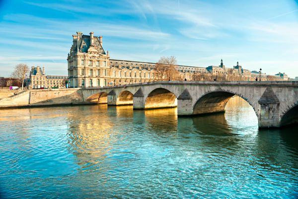 موزه لوور و Pont du Carousel پاریس - فرانسه