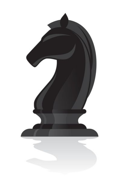 شوالیه سیاه شطرنج