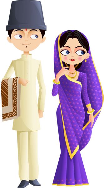 زوج عروس پارسی