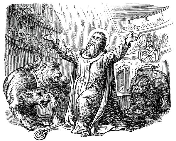 قدیس ایگناتیوس انطاکیه به شهادت می رسد