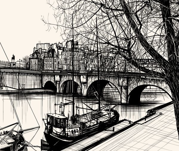 Paris - ile de la cite - pont neuf