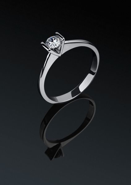 انگشتر جواهر با الماس