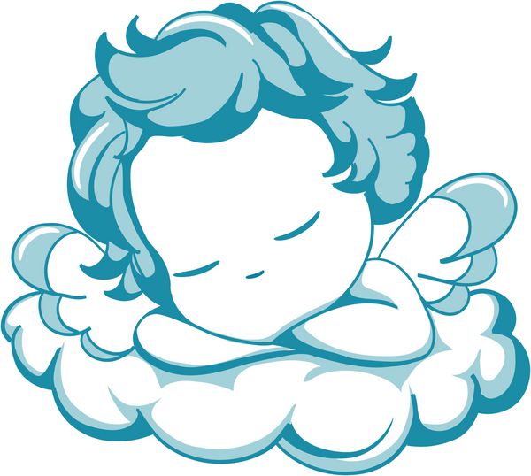 فرشته کوچولوی خوابیده