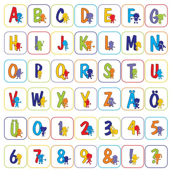 kids kinder buchstaben alphabet abc - v5