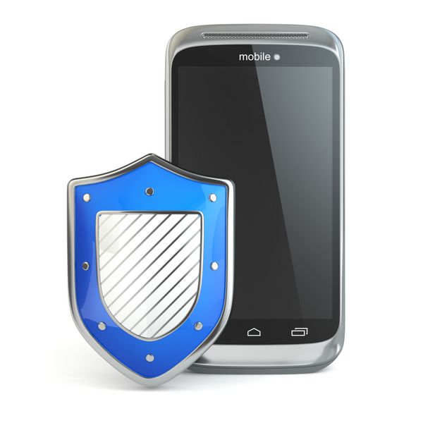 مفهوم امنیت تلفن همراه تلفن همراه و سپر