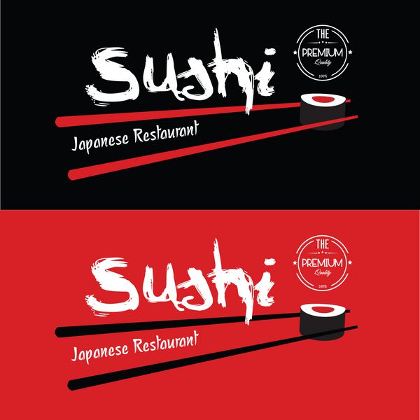 قالب طراحی رستوران ژاپنی سوشی