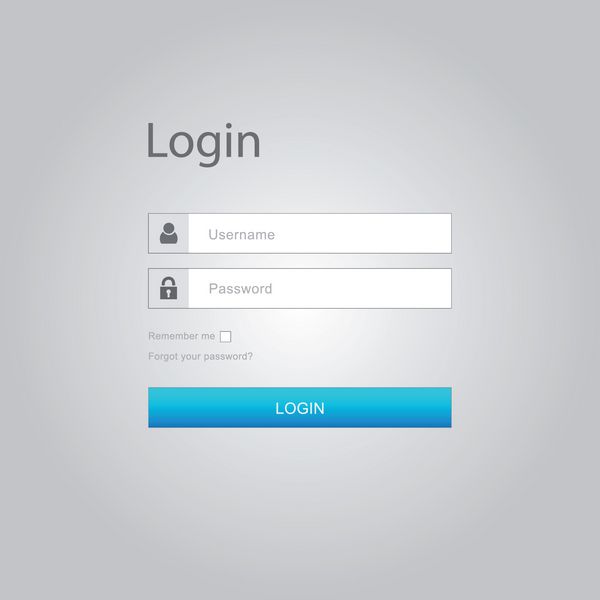 واکتور ورود به سیستم - نام کاربری و رمز عبور