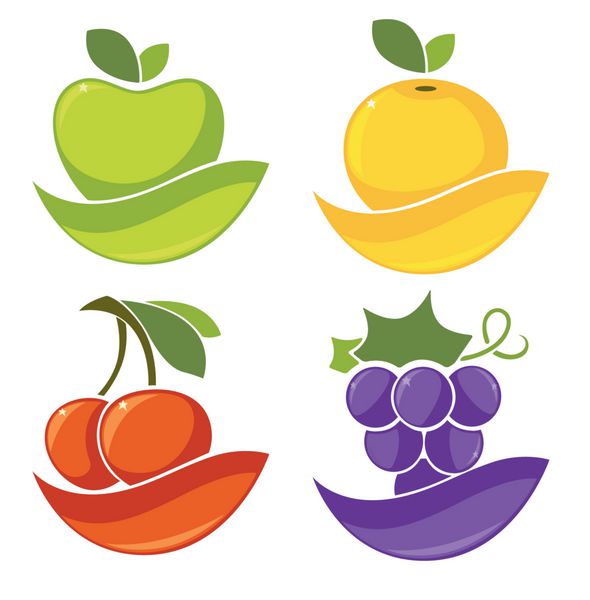 میوه ها و انواع توت های سبک تازه