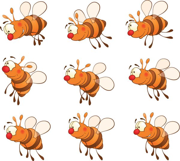 مجموعه کارتون زنبورها