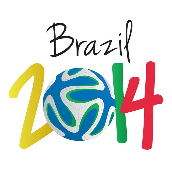تصویر فوتبال برزیل 2014 قابل ویرایش