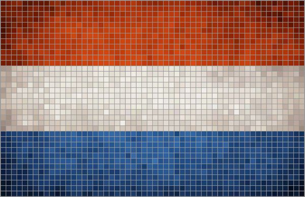 موزاییک انتزاعی پرچم هلند