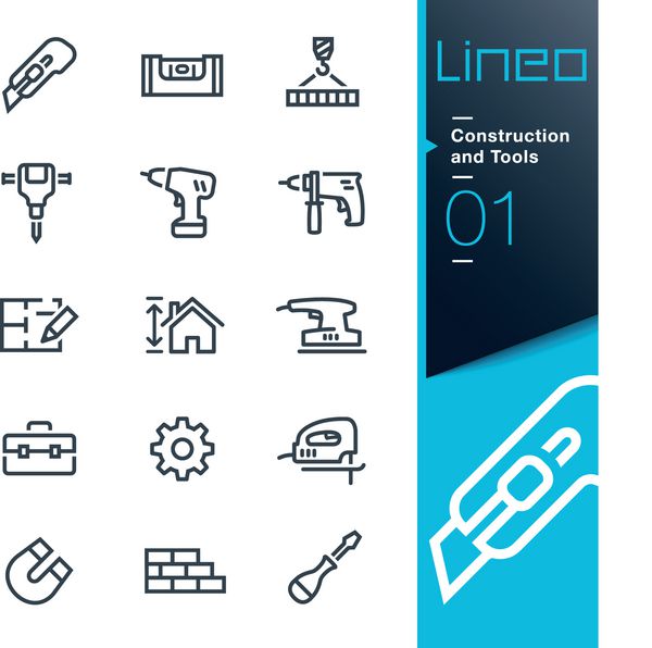 لاینو - نمادهای طرح ساختار و ابزار
