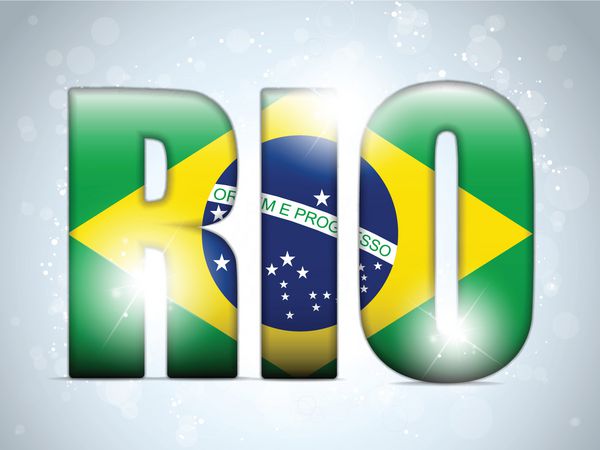 نامه های برزیل 2014 با پرچم برزیل