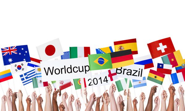 پرچم های ملی و جام جهانی برزیل 2014