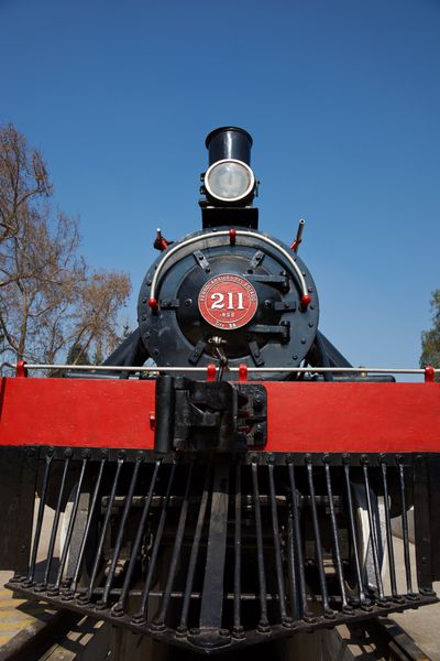 قطار بخار تاریخی در سانتیاگو شیلی