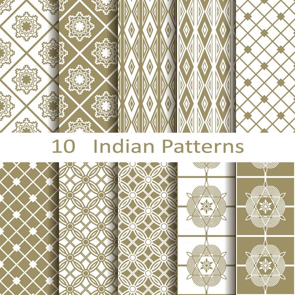 مجموعه ای از ده الگوی هندی