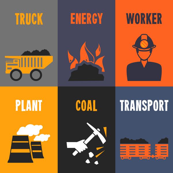 مینی پوسترهای صنعت زغال سنگ