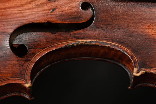 نمای نزدیک از نیت ویولن هنر موسیقی کلاسیک