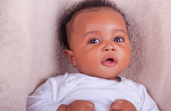 نوزاد متیس سیاه پوست آفریقایی آمریکایی