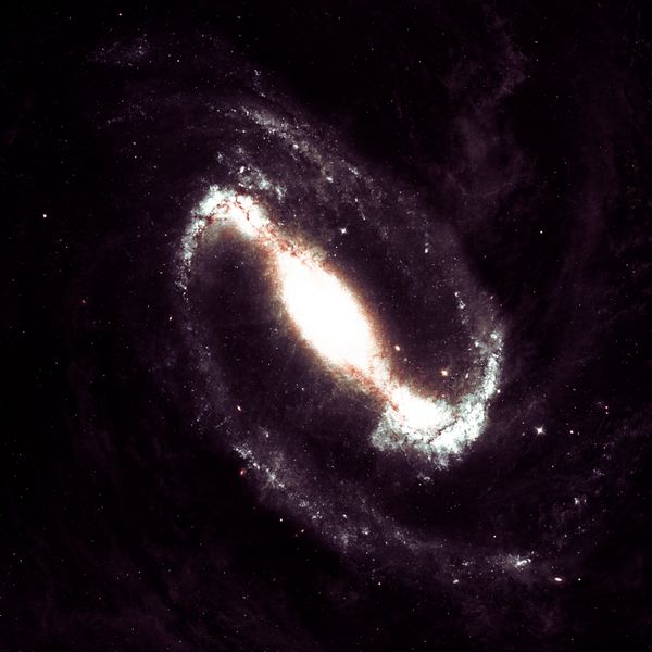 کهکشانی فوق العاده زیبا در جایی در اعماق sp عناصر این تصویر ارائه شده توسط ناسا