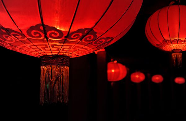 فانوس قرمز چینی تزیین جشن فستیوال بهار چینی