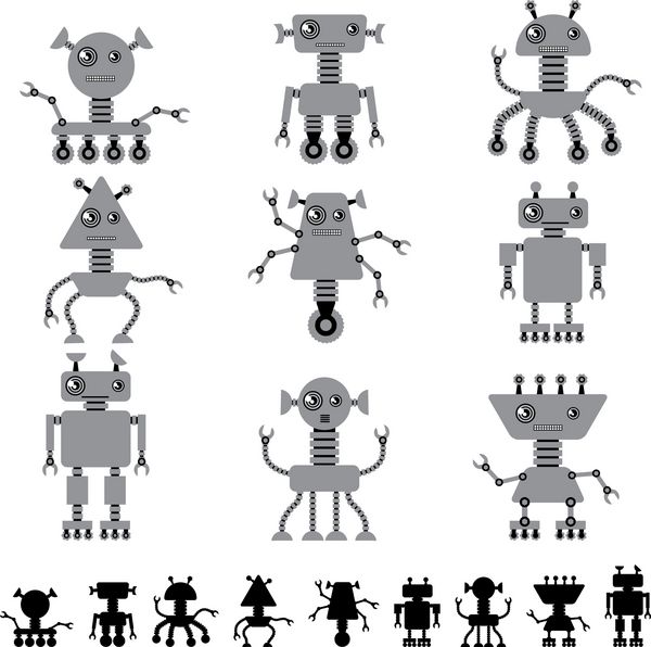 مجموعه کوچک ابله روبات انتزاعی