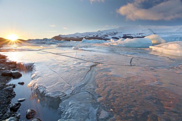 یخچال طبیعی vatnajokull ایسلند