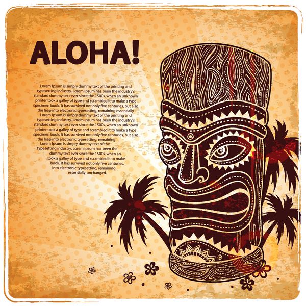 تصویر قدیمی aloha tiki