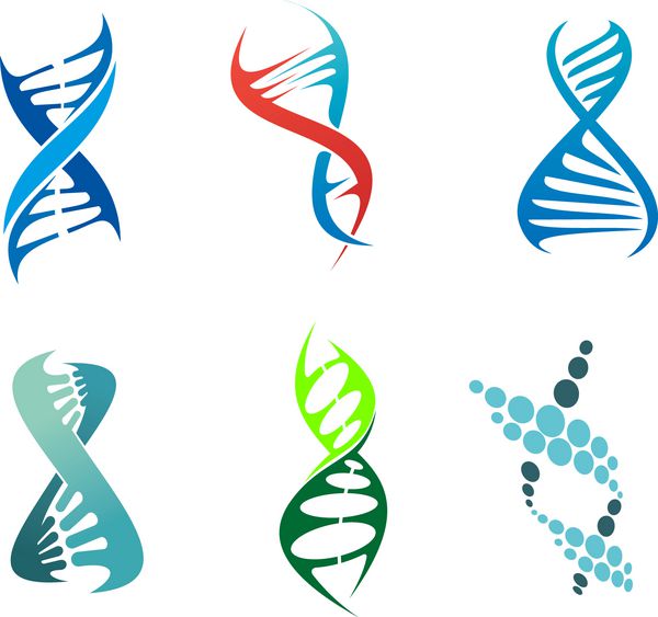 مجموعه نمادهای dna و مولکول برای طراحی مفهومی شیمی یا زیست شناسی تصاویر وکتور قابل ویرایش همچنین به عنوان ایده لوگو نسخه jpeg نیز در گالری موجود است