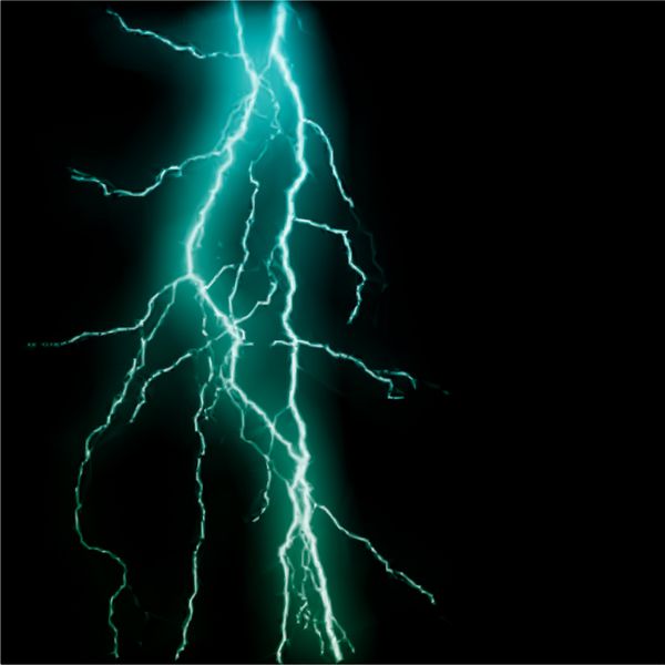  عکس رعد و برق قرمز