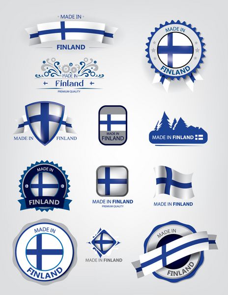 ساخت فنلاند مهر پرچم