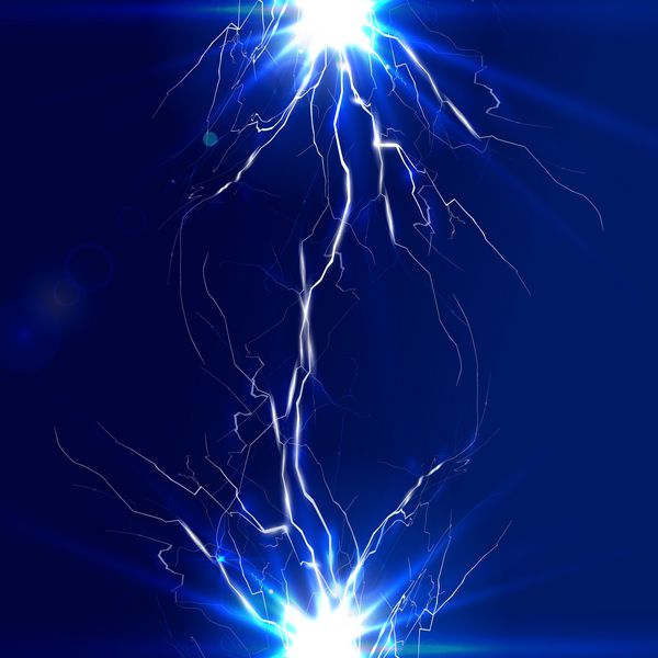  عکس رعد و برق قرمز