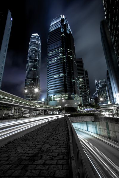 هنگ کنگ در شب