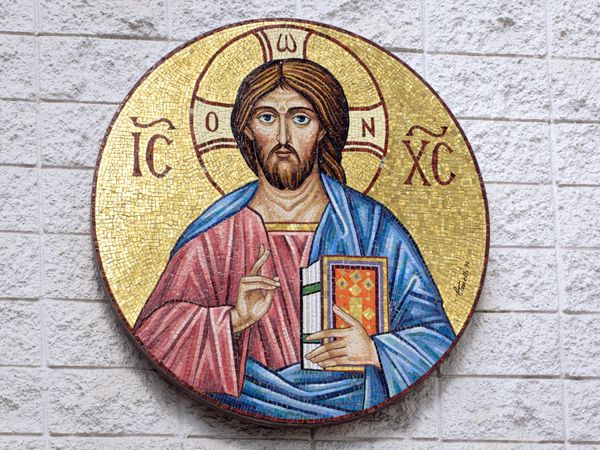 تصویری هنری از عیسی ارتدکس یونانی